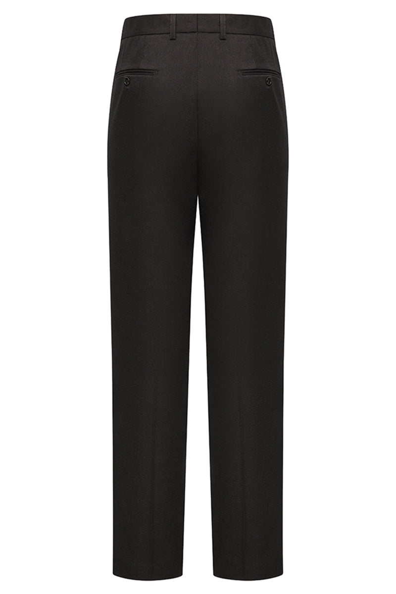 Laden Sie das Bild in den Galerie-Viewer, Kaffee 3-teilige Einreihige Herren Business-Anzüge mit gekerbtem Revers