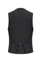 Laden Sie das Bild in den Galerie-Viewer, Peak Revers 3-teilige einreihige Kaffeeanzüge für Herren