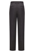 Laden Sie das Bild in den Galerie-Viewer, Peak Revers 3-teilige einreihige Kaffeeanzüge für Herren