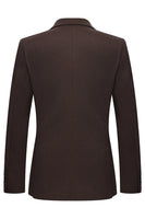 Laden Sie das Bild in den Galerie-Viewer, Kaffee Zweireihige 2-teilige Herrenanzüge mit Spitzrevers