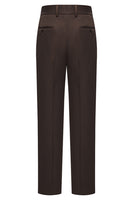 Laden Sie das Bild in den Galerie-Viewer, Kaffee Zweireihige 2-teilige Herrenanzüge mit Spitzrevers