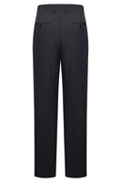 Laden Sie das Bild in den Galerie-Viewer, Schwarzer Slim Fit Herren 2-teiliger Anzug mit Stehkragen