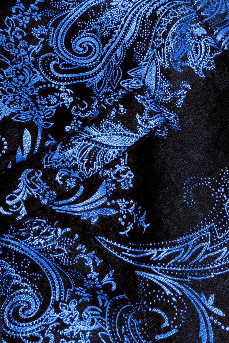 Laden Sie das Bild in den Galerie-Viewer, Grünes Schalrevers Revers Jacquard Herren Ballblazer mit einem Knopf