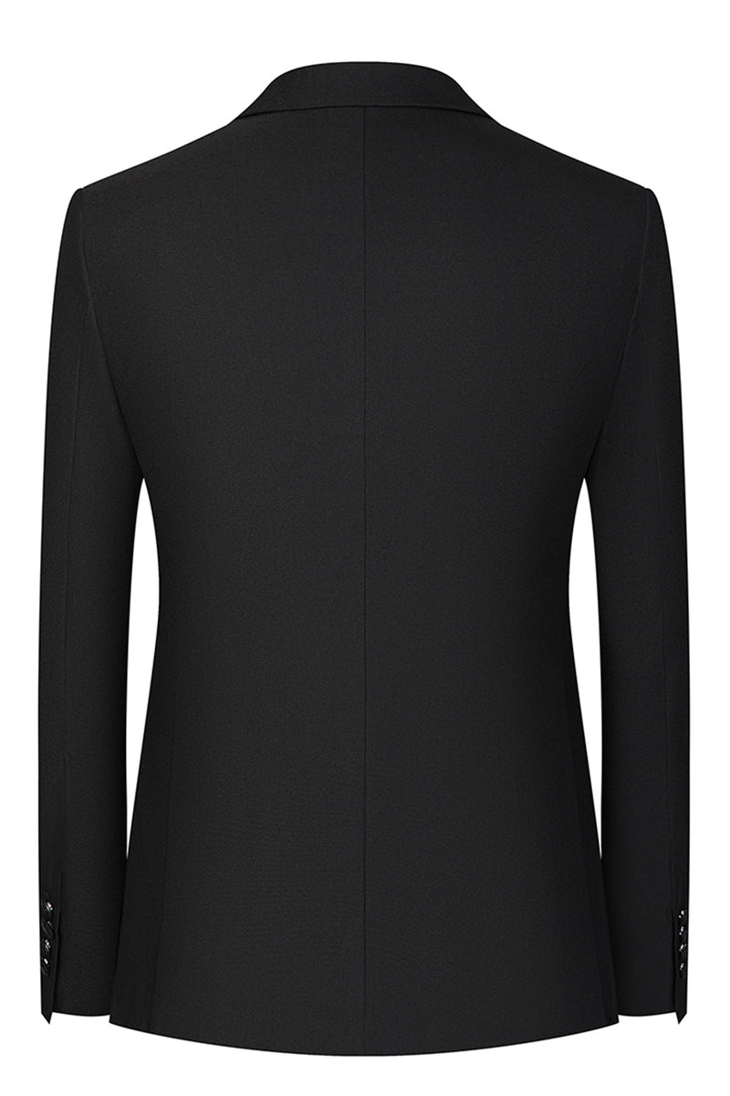 Laden Sie das Bild in den Galerie-Viewer, Slim Fit 3-teilige Herrenanzüge mit Peak Revers