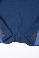 Laden Sie das Bild in den Galerie-Viewer, Pfauenblau Peak Revers 3-teilige Herrenanzüge mit einem Knopf