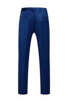 Laden Sie das Bild in den Galerie-Viewer, Blaues Peak Revers 2-teilige Slim-Fit Anzüge für den Abschlussball