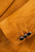 Laden Sie das Bild in den Galerie-Viewer, Gelber Ballblazer mit Spitzrevers und einem Knopf