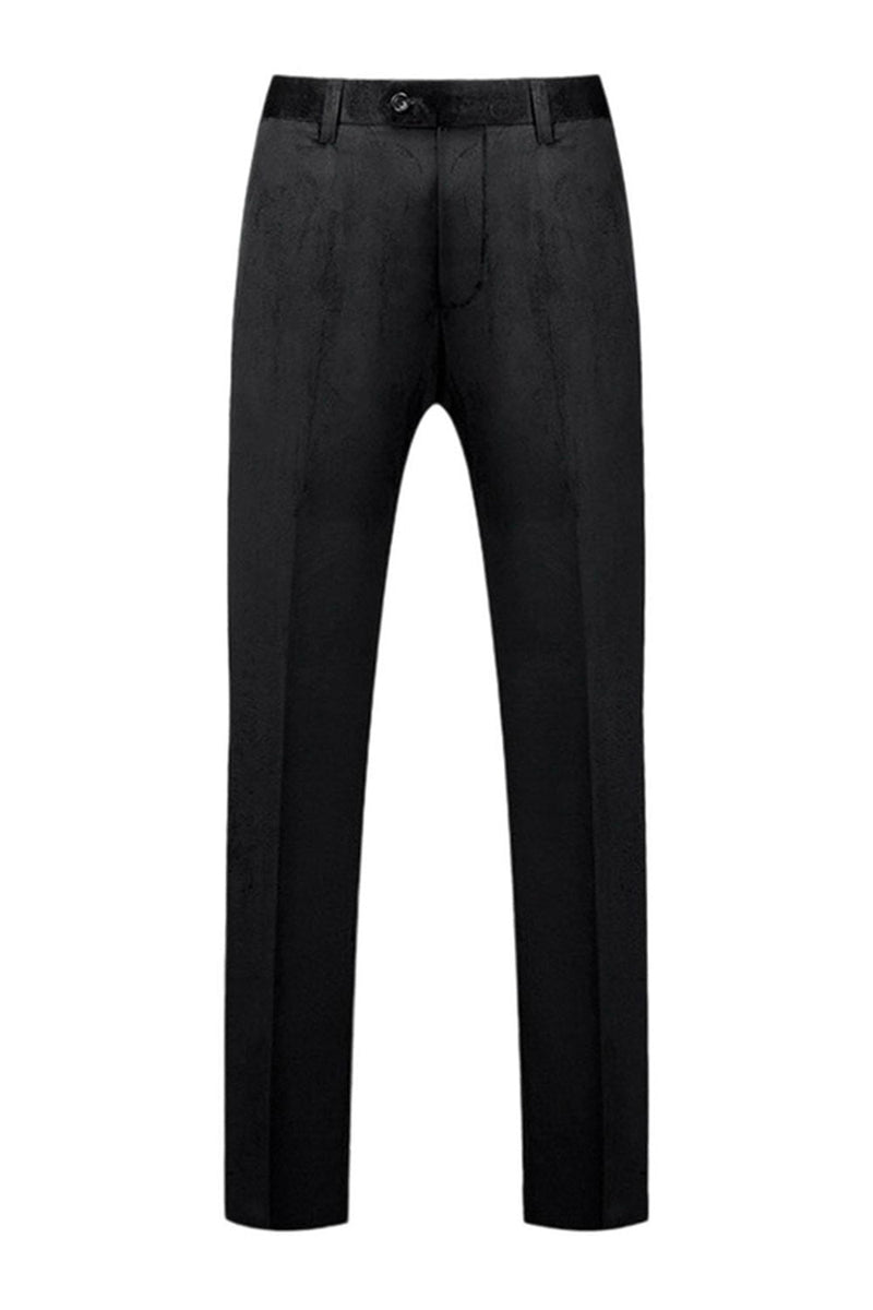 Laden Sie das Bild in den Galerie-Viewer, Schwarze 2-teilige Herrenanzüge mit Peak Revers