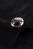 Laden Sie das Bild in den Galerie-Viewer, Schwarze 2-teilige Herrenanzüge mit Peak Revers