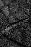 Laden Sie das Bild in den Galerie-Viewer, Schwarze Textur Peak Revers 2-teilige Ballanzüge