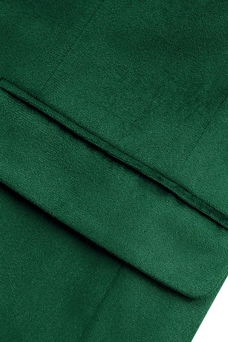 Laden Sie das Bild in den Galerie-Viewer, Grünes Peak Revers Singel Herren Ballblazer mit Brust