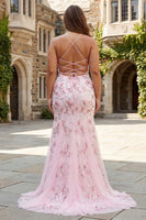 Laden Sie das Bild in den Galerie-Viewer, Glitzerndes Schwarzes Meerjungfrauen Korsett Langes Plus Size Ballkleid mit Schnürung