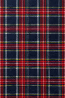 Laden Sie das Bild in den Galerie-Viewer, Rot Schwarz Gitter 2 Stück Herren Ballanzüge mit gekerbtem Revers