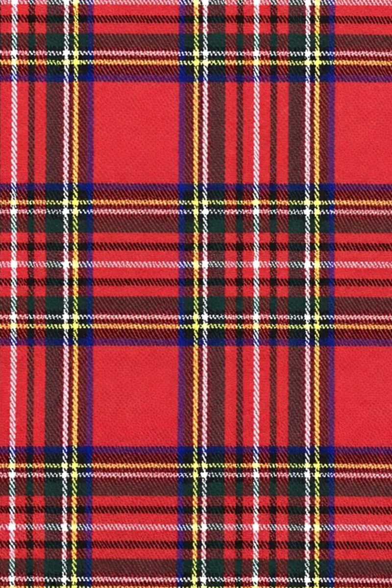 Laden Sie das Bild in den Galerie-Viewer, Rot Schwarz Karo mit gekerbtem Revers 2-teilige Herren-Ballanzüge