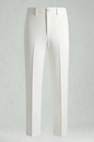 Laden Sie das Bild in den Galerie-Viewer, Schwarz Weiß Gitter 2 Stück Einreihige Herren Ballanzüge mit gekerbtem Revers