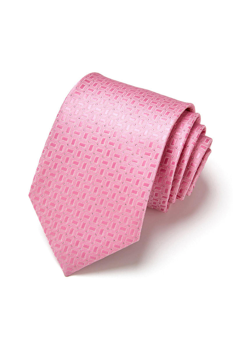 Laden Sie das Bild in den Galerie-Viewer, Herren Formelle Marine Krawatte mit Mikromuster