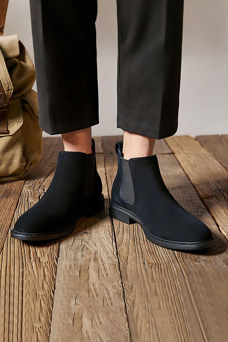 Laden Sie das Bild in den Galerie-Viewer, Schwarze High-Top Freizeitschuhe für Herren