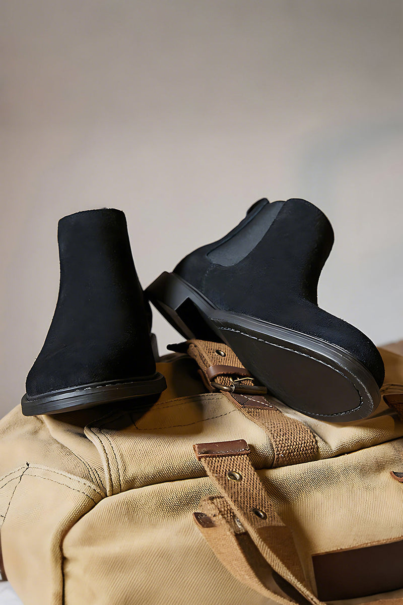 Laden Sie das Bild in den Galerie-Viewer, Schwarze High-Top Freizeitschuhe für Herren