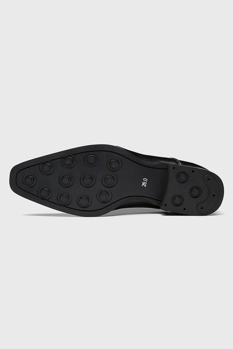 Laden Sie das Bild in den Galerie-Viewer, Braune Schnür Party Lederschuhe für Herren