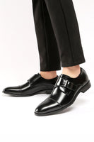 Laden Sie das Bild in den Galerie-Viewer, Braune Slip-On Leder Herrenpartyschuhe