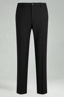 Laden Sie das Bild in den Galerie-Viewer, Burgundergrüne Samt Zweiteilige Revers Herrenballanzüge mit Revers