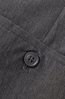 Laden Sie das Bild in den Galerie-Viewer, Dunkelgraue Herrenanzüge mit geraden Beinen und Hosen