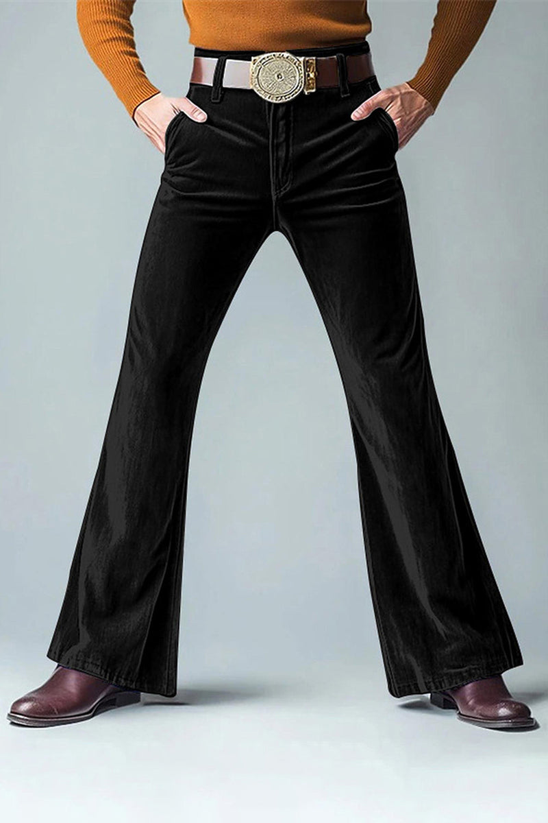 Laden Sie das Bild in den Galerie-Viewer, Dunkelgrüne Ausgestellte Herrenanzüge Hosen