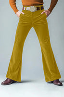 Laden Sie das Bild in den Galerie-Viewer, Dunkelgrüne Ausgestellte Herrenanzüge Hosen