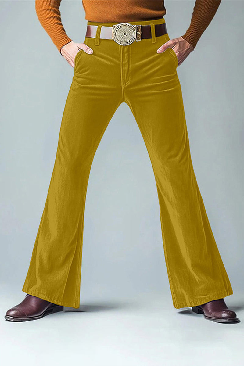 Laden Sie das Bild in den Galerie-Viewer, Dunkelgrüne Ausgestellte Herrenanzüge Hosen