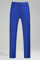 Laden Sie das Bild in den Galerie-Viewer, Burgunderrote Hoch Taillierte Herrenanzüge und Hochzeitshosen für Hochzeit