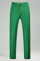 Laden Sie das Bild in den Galerie-Viewer, Burgunderrote Hoch Taillierte Herrenanzüge und Hochzeitshosen für Hochzeit