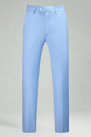 Laden Sie das Bild in den Galerie-Viewer, Burgunderrote Hoch Taillierte Herrenanzüge und Hochzeitshosen für Hochzeit