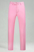 Laden Sie das Bild in den Galerie-Viewer, Burgunderrote Hoch Taillierte Herrenanzüge und Hochzeitshosen für Hochzeit