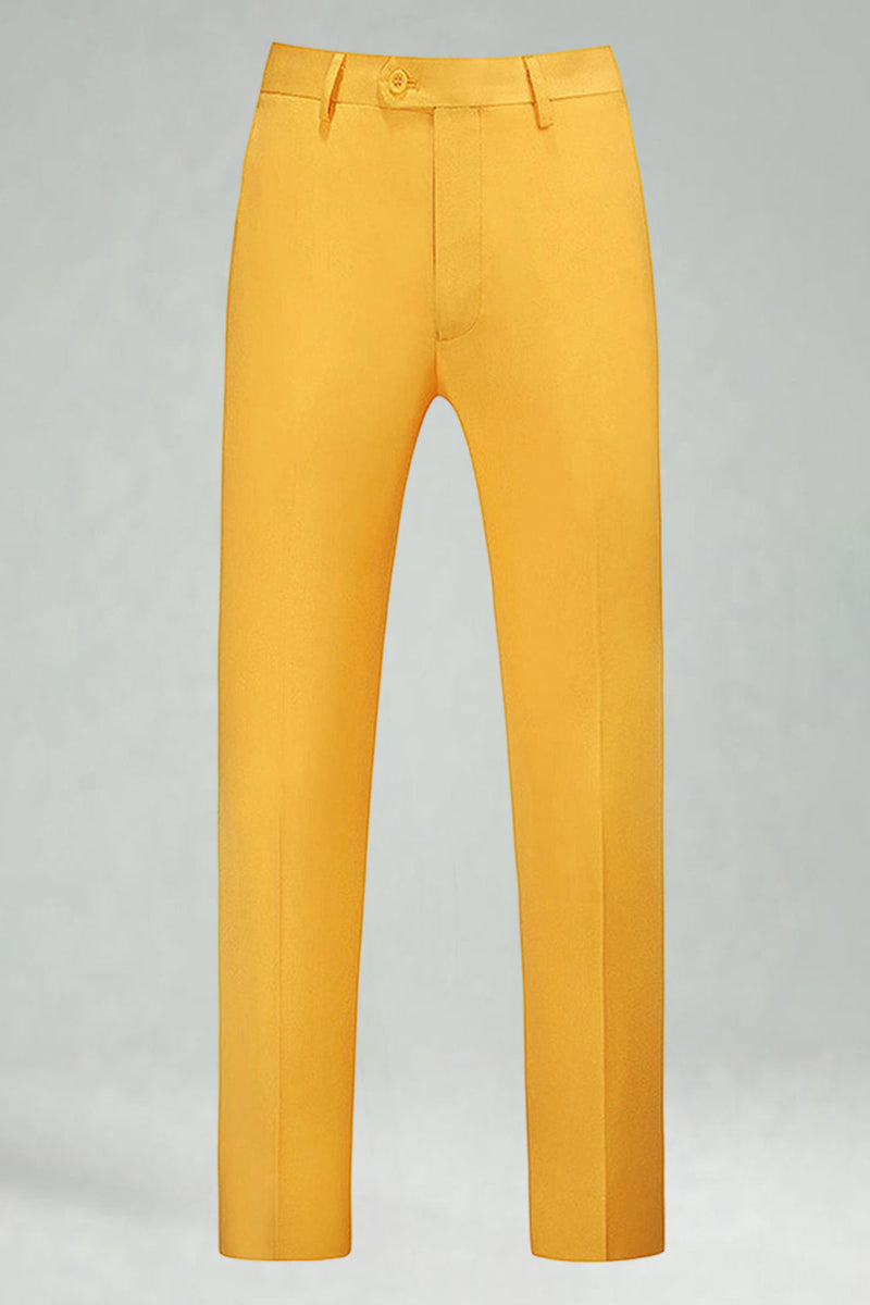 Laden Sie das Bild in den Galerie-Viewer, Burgunderrote Hoch Taillierte Herrenanzüge und Hochzeitshosen für Hochzeit