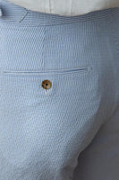 Laden Sie das Bild in den Galerie-Viewer, Hellblaue Hoch Taillierte Herrenanzughose