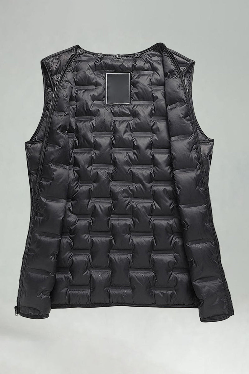 Laden Sie das Bild in den Galerie-Viewer, Dunkelgrauer Einreihiger Langer Herrenmantel mit einreihendem Revers