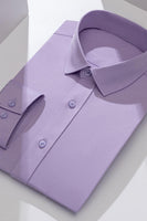 Laden Sie das Bild in den Galerie-Viewer, Weißes Klassisches Slim Fit Herrenhemd mit festem Spitzkragen