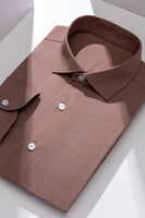 Laden Sie das Bild in den Galerie-Viewer, Weißes Einfarbiges Schmales Outfit mit langen Ärmeln Herrenanzüge Hemd