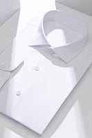 Laden Sie das Bild in den Galerie-Viewer, Herrenhemd Himmelblau Einfarbig Langärmel Anzug Hemd