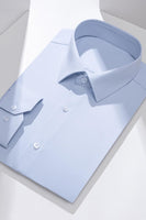 Laden Sie das Bild in den Galerie-Viewer, Weißes Einfarbiges Klassisches Herren Hemd mit langen Ärmeln