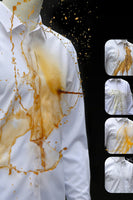 Laden Sie das Bild in den Galerie-Viewer, Weißes Einfarbiges Klassisches Herren Hemd mit langen Ärmeln