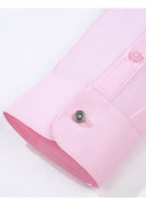 Laden Sie das Bild in den Galerie-Viewer, Blush Einfarbiges Slim Fit Langarm shirt Klassisches Herrenanzug Hemd