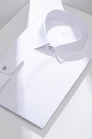 Laden Sie das Bild in den Galerie-Viewer, Blush Einfarbiges Slim Fit Langarm shirt Klassisches Herrenanzug Hemd