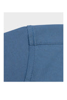 Laden Sie das Bild in den Galerie-Viewer, Blaugrau Slim Fit Langärmeliger Einfarbter Herrenanzug Hemd