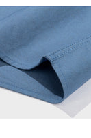 Laden Sie das Bild in den Galerie-Viewer, Blaugrau Slim Fit Langärmeliger Einfarbter Herrenanzug Hemd