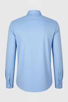 Laden Sie das Bild in den Galerie-Viewer, Weißes Einfarbiges Langärmliges Slim Fit Herrenhemd