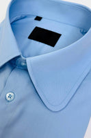 Laden Sie das Bild in den Galerie-Viewer, Weißes Einfarbiges Langärmliges Slim Fit Herrenhemd