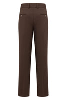 Laden Sie das Bild in den Galerie-Viewer, Khaki Kaffee Peak Revers Einreihige Herren 3-teilige Anzüge