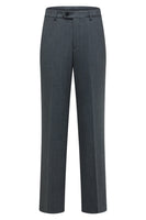 Laden Sie das Bild in den Galerie-Viewer, Dreiteilige Herrenanzüge mit Einreihiger Grauer Notchel