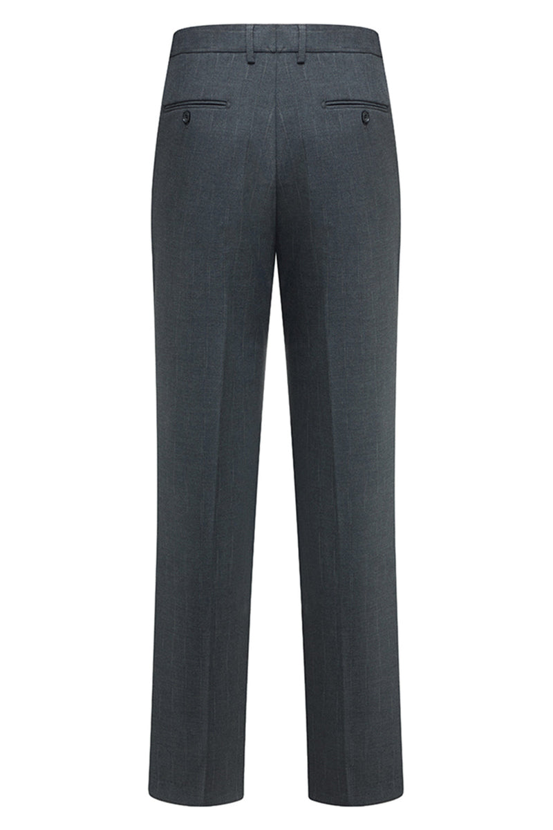 Laden Sie das Bild in den Galerie-Viewer, Dreiteilige Herrenanzüge mit Einreihiger Grauer Notchel